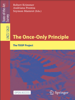 cover image of The Once-Only Principle: The TOOP Project